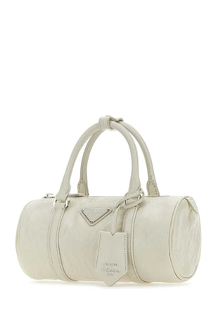 PRADA Mini White Leather Handbag