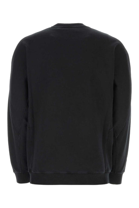 BURBERRY Oversized Black Cotton Sweatshirt for Men