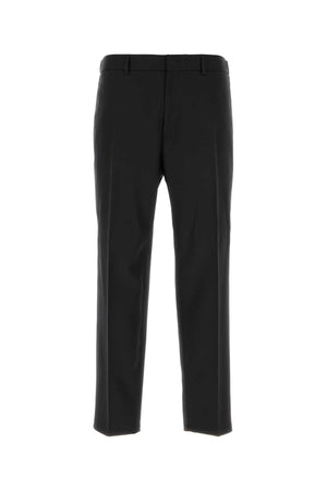 JIL SANDER Essential Black Polyester Pants for Men - 2024 Style