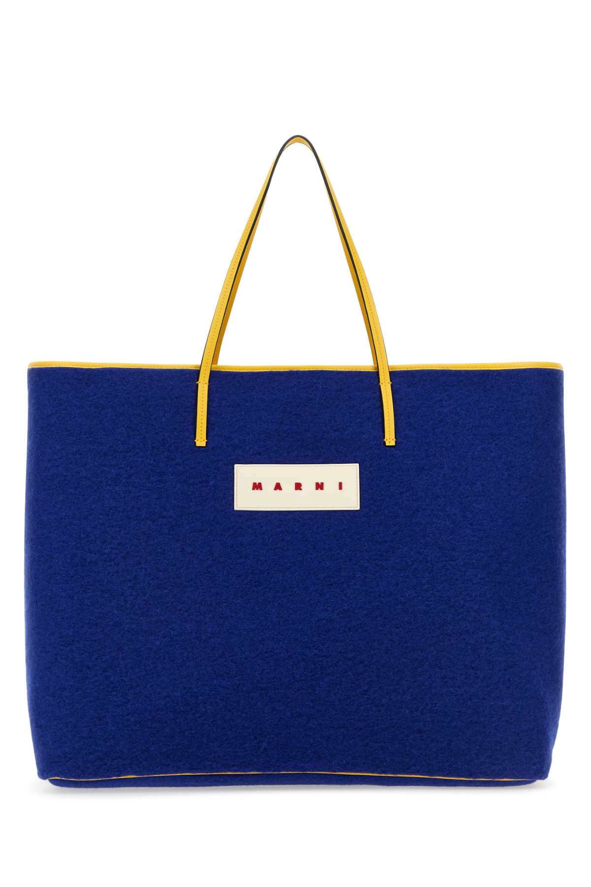 MARNI Medium Felt Janus Shopping Handbag