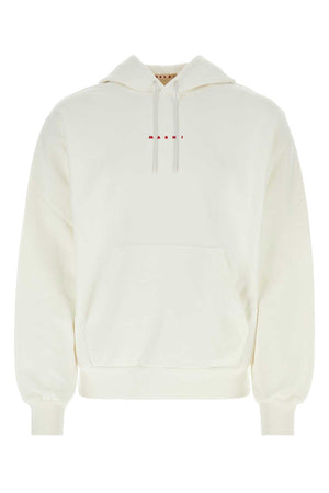 MARNI Ivory Cotton Sweatshirt for Men