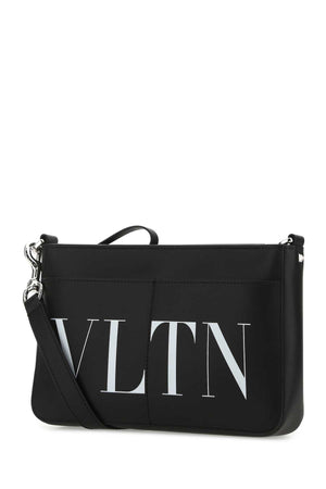 VALENTINO GARAVANI Mini Black Leather Crossbody Handbag