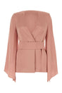 MAX MARA Satin Powder Pink Occhi Blouse