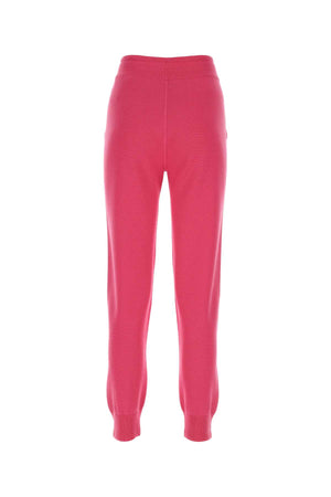 MONCLER Fuchsia Wool Joggers for Women