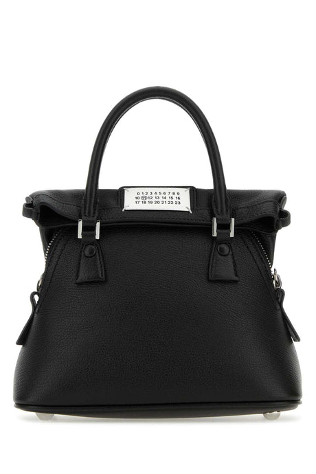 MAISON MARGIELA Mini Black Leather Micro Handbag