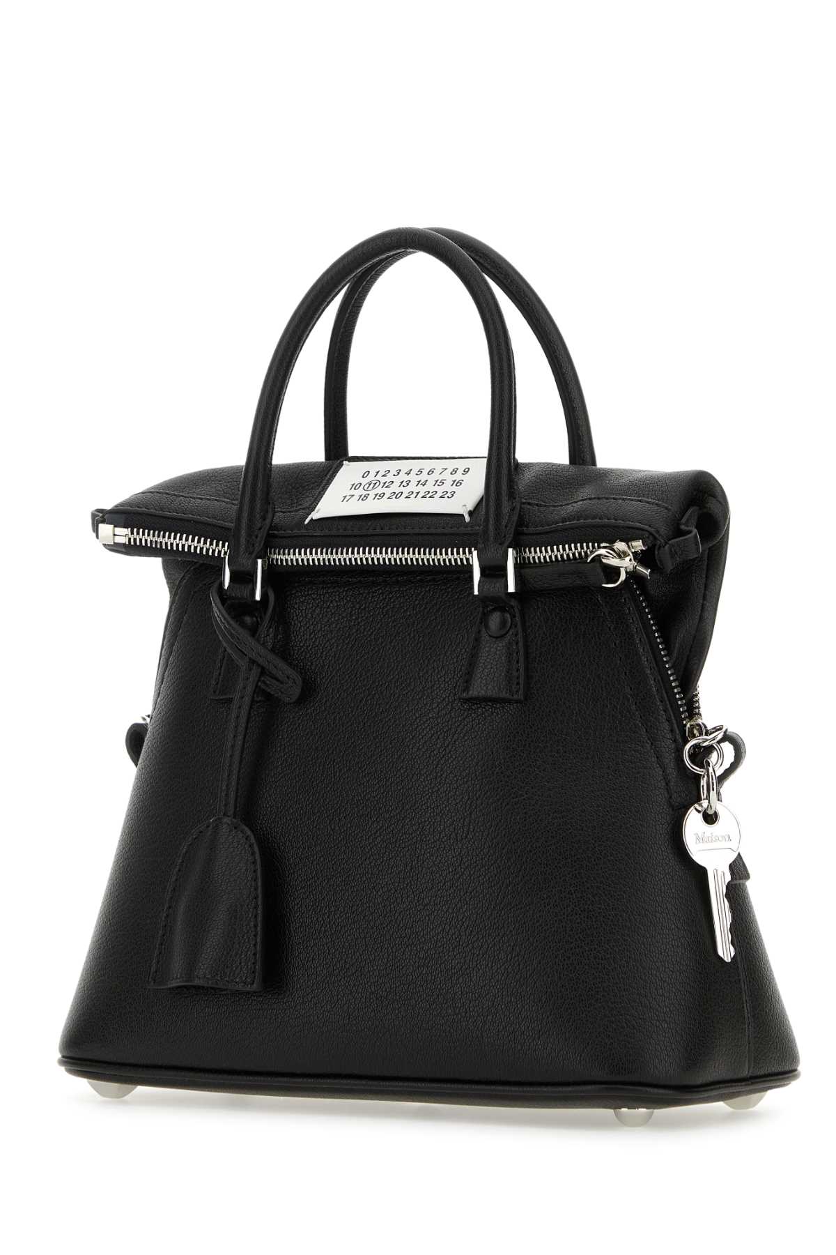 MAISON MARGIELA Mini Black Leather Handbag