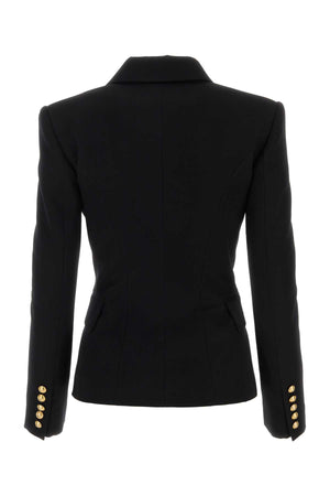 BALMAIN Chic Women’s Black Twill Blazer