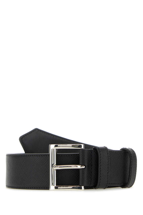 PRADA Classic Leather Belt - 3.5 cm Width