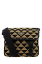 PRADA Mini Embroidered Fabric Crossbody Handbag