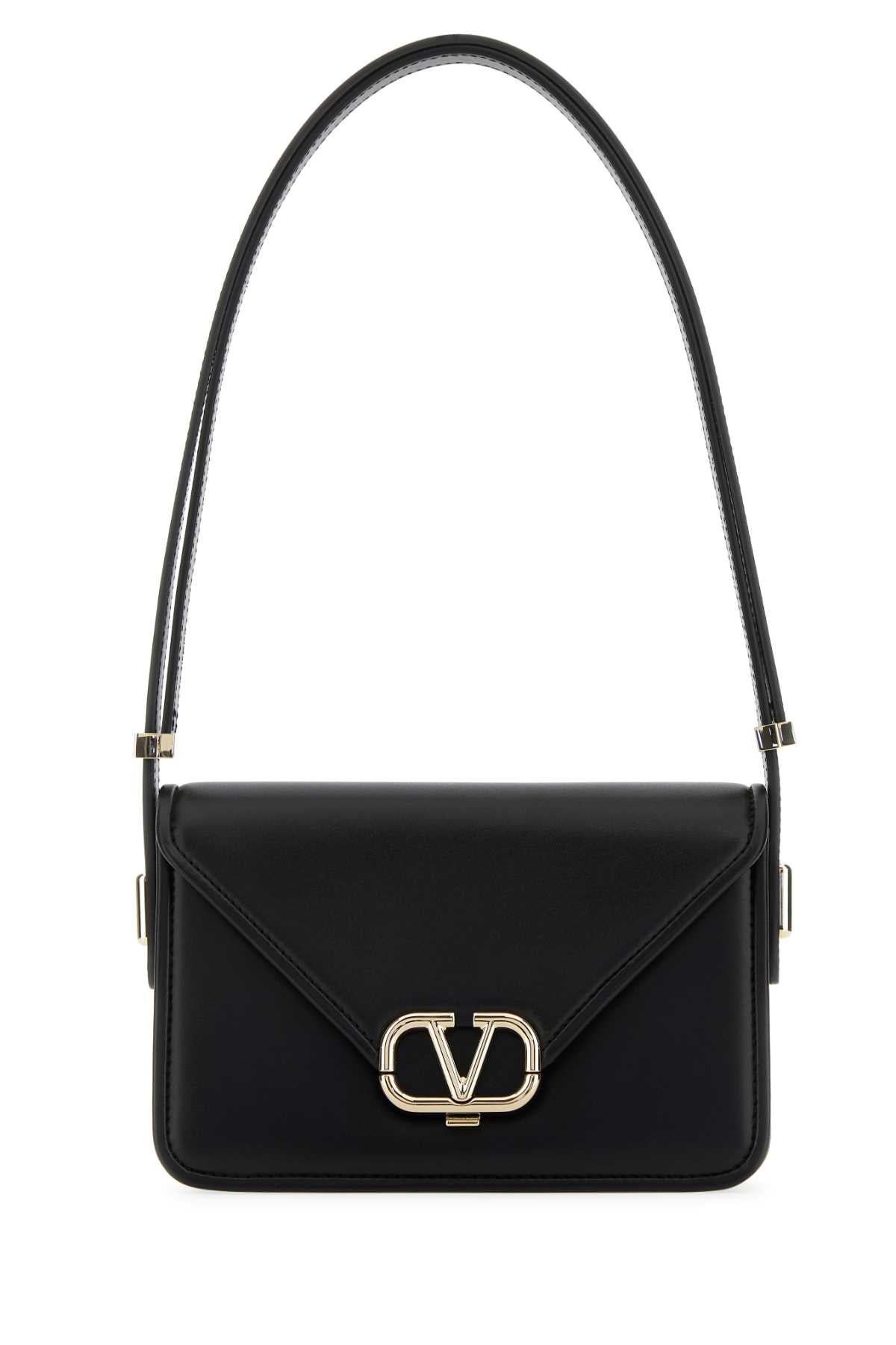 VALENTINO GARAVANI Mini Crossbody Handbag in Black Leather