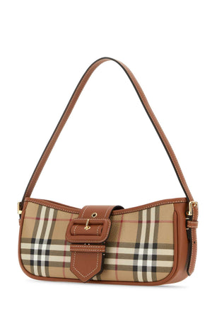 BURBERRY Mini Printed Canvas Sling Handbag