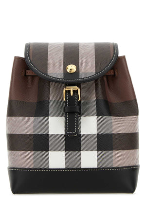 BURBERRY Printed Canvas Mini Backpack