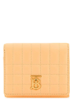 BURBERRY Mini Peach Leather Wallet