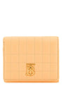 BURBERRY Mini Peach Leather Wallet