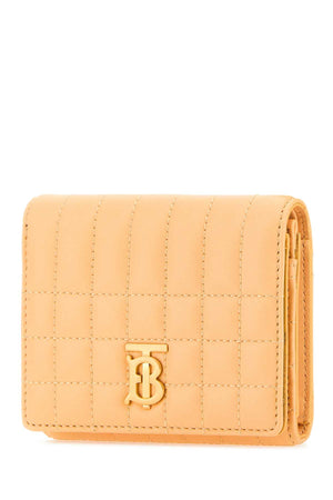 BURBERRY Mini Peach Leather Wallet