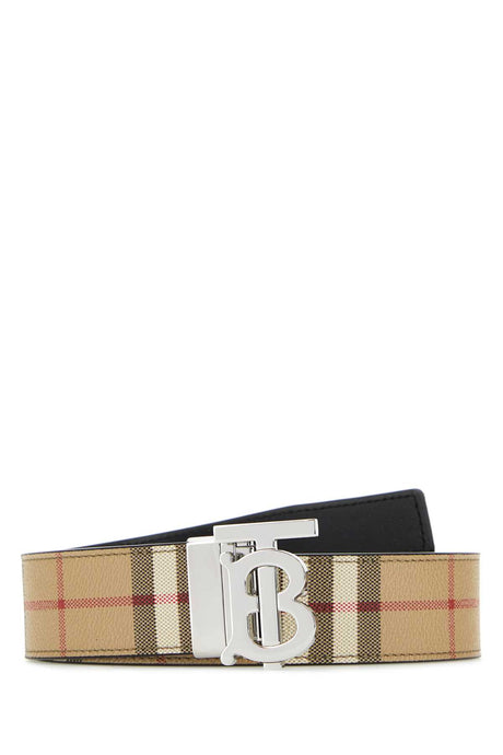 BURBERRY Printed Canvas Belt - 3.5 cm Height