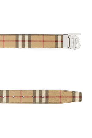 BURBERRY Printed Canvas Belt - 3.5 cm Height