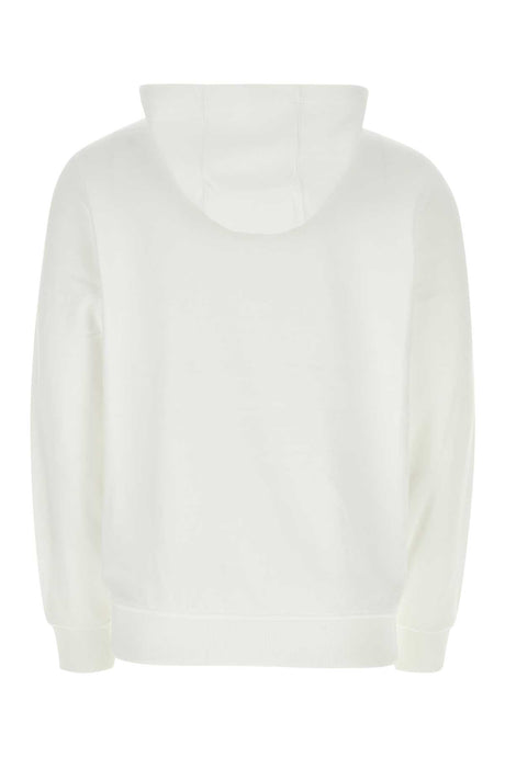 BURBERRY Classic White Cotton Sweatshirt for Men