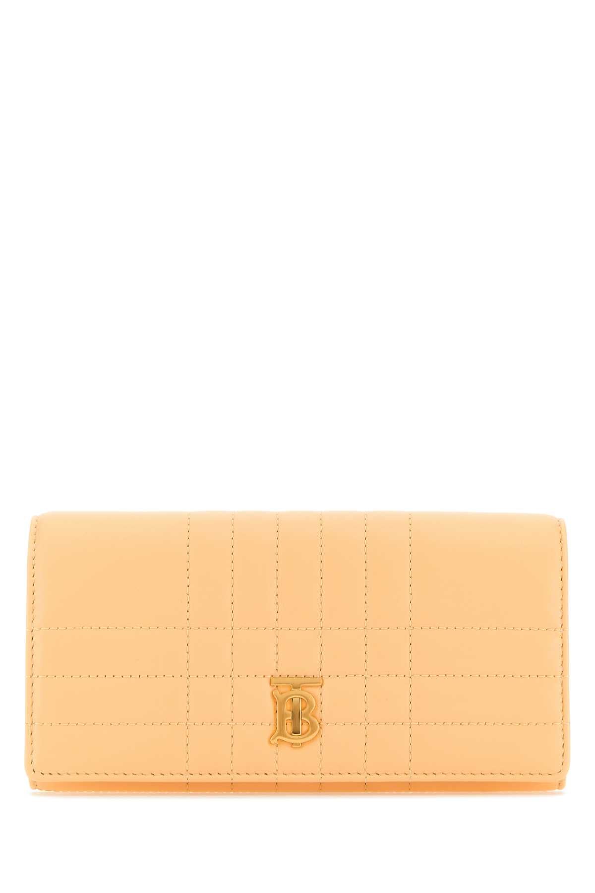 BURBERRY Mini Leather Wallet with Golden Finishing - 19 cm x 10 cm x 2.5 cm