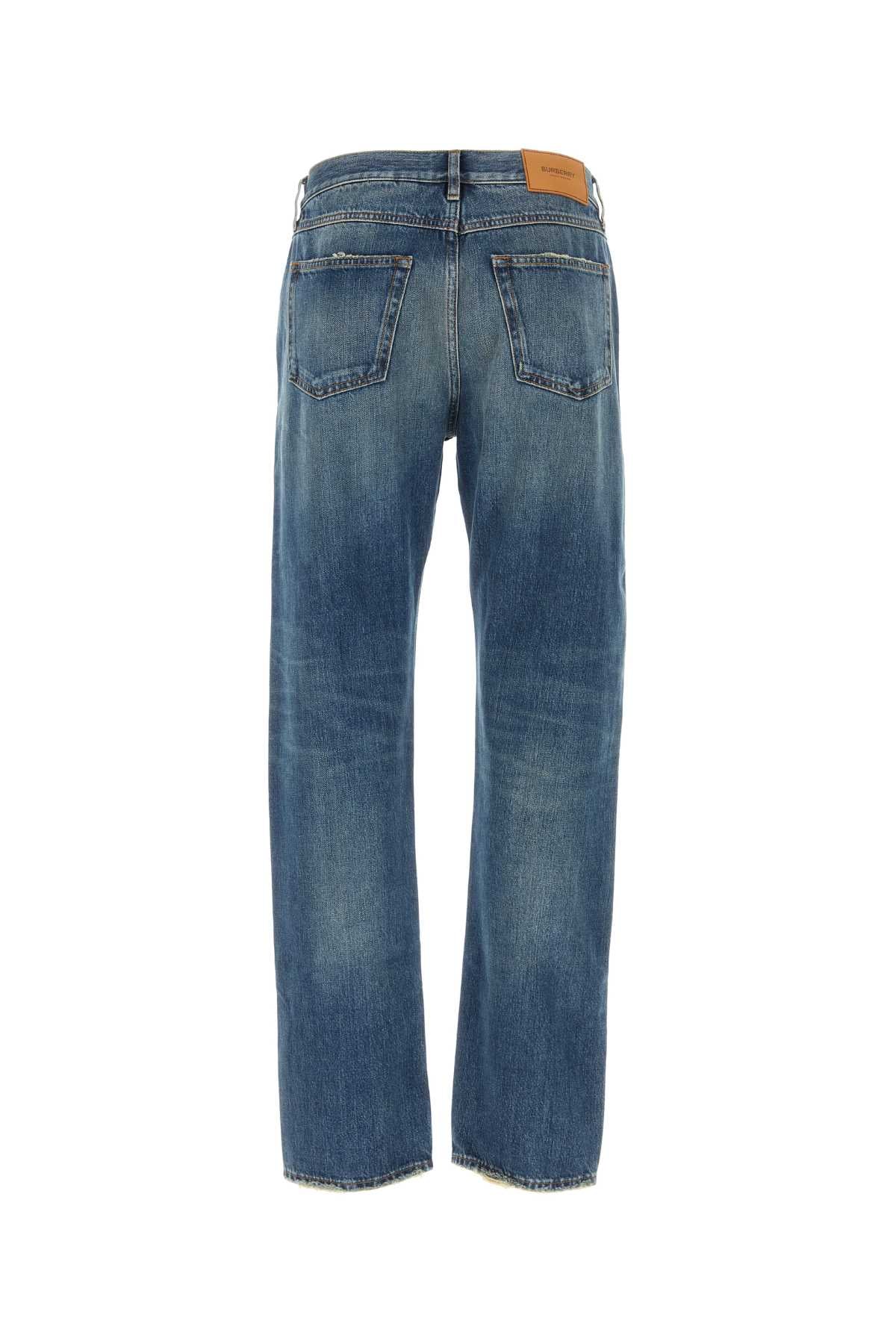 BURBERRY Light Blue Denim Jeans for Men - 23W Collection