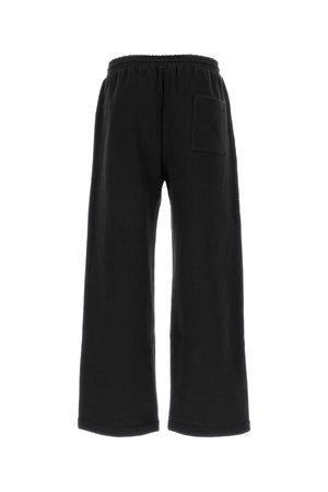 OFF WHITE Classic Black Cotton Joggers for Men