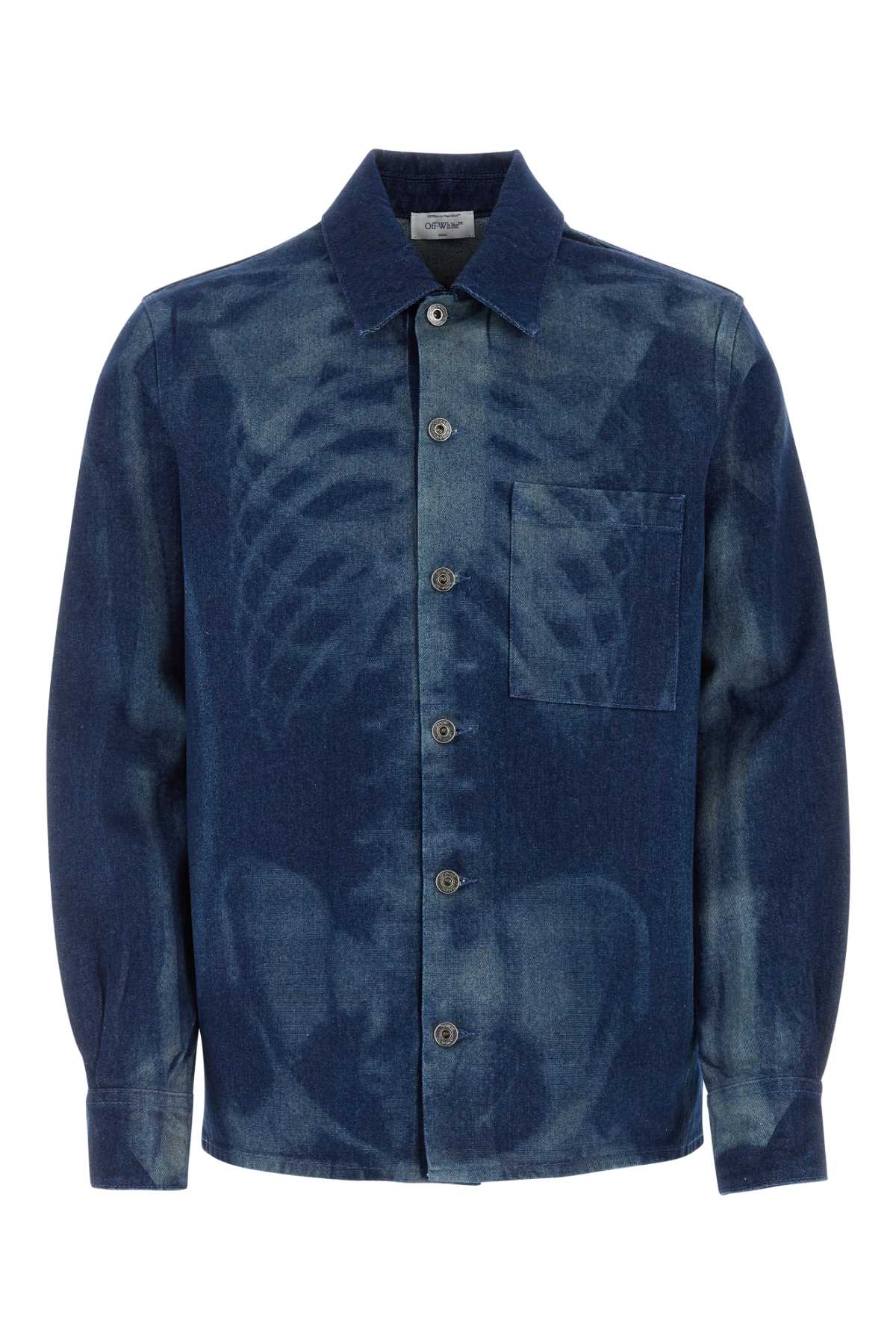 OFF WHITE Stylish Denim Shirt for Men - 23S Collection