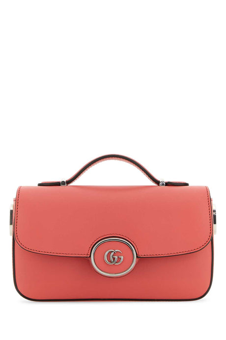 GUCCI Mini Leather Handbag - Deep Pink