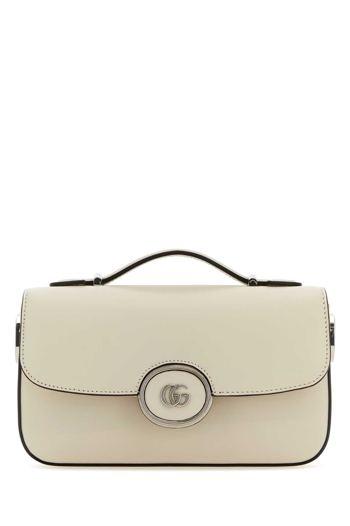 GUCCI Ivory Leather Mini Handbag