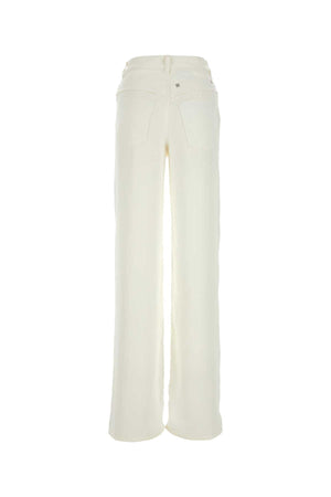 GIVENCHY Ivory Viscose and Denim Jeans for Women