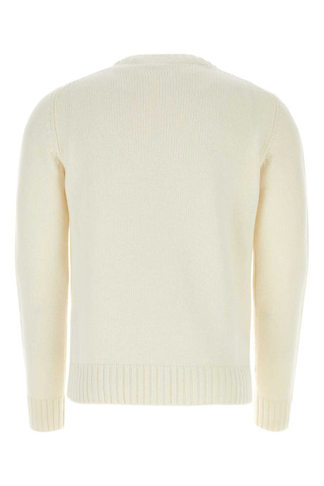 PRADA Ivory Wool Blend Sweater for Men