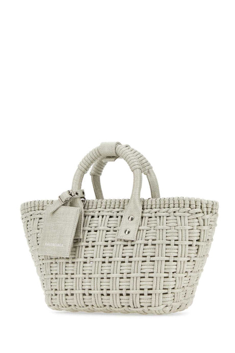 BALENCIAGA Mini Raffia Bistro XS Handbag