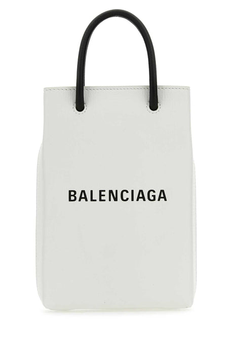 BALENCIAGA Women's Mini Leather Phone Case