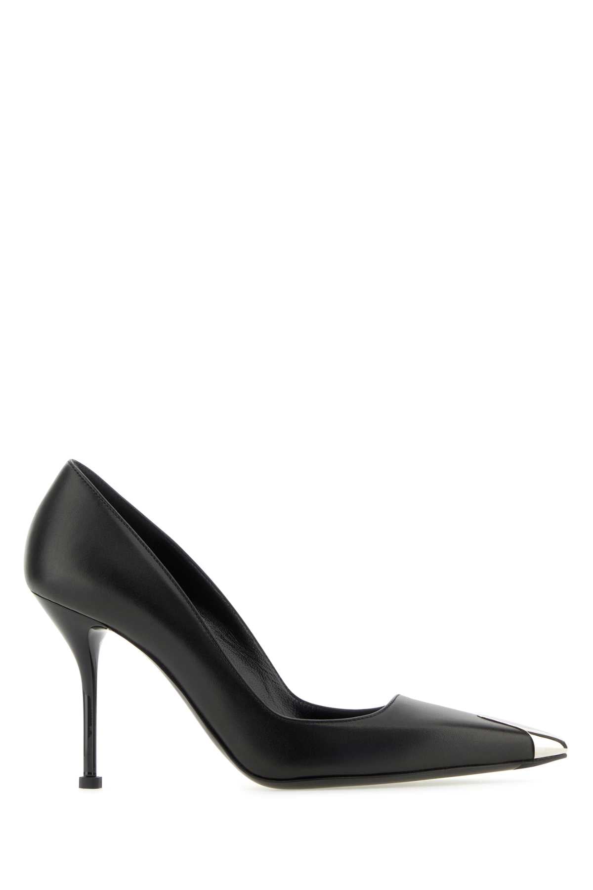 ALEXANDER MCQUEEN Punk Style Leather Pumps - 9 cm Heel