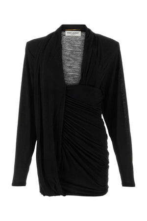 SAINT LAURENT Chic Wool Mini Dress for Women