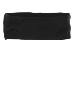 PRADA Sleek Black Re-Nylon Crop Top