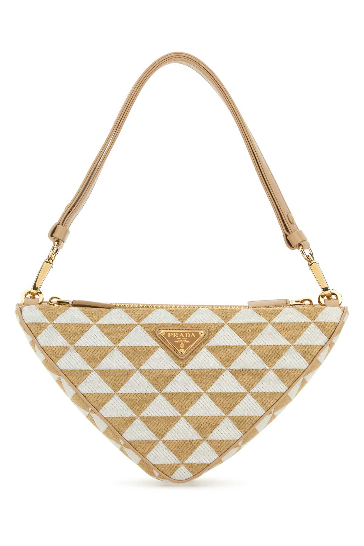 PRADA Multicolor Mini Triangle Double Handle Handbag - Stylish and Chic