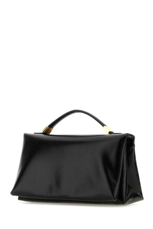 MARNI Mini Black Leather Prisma Handbag - Sleek and Stylish