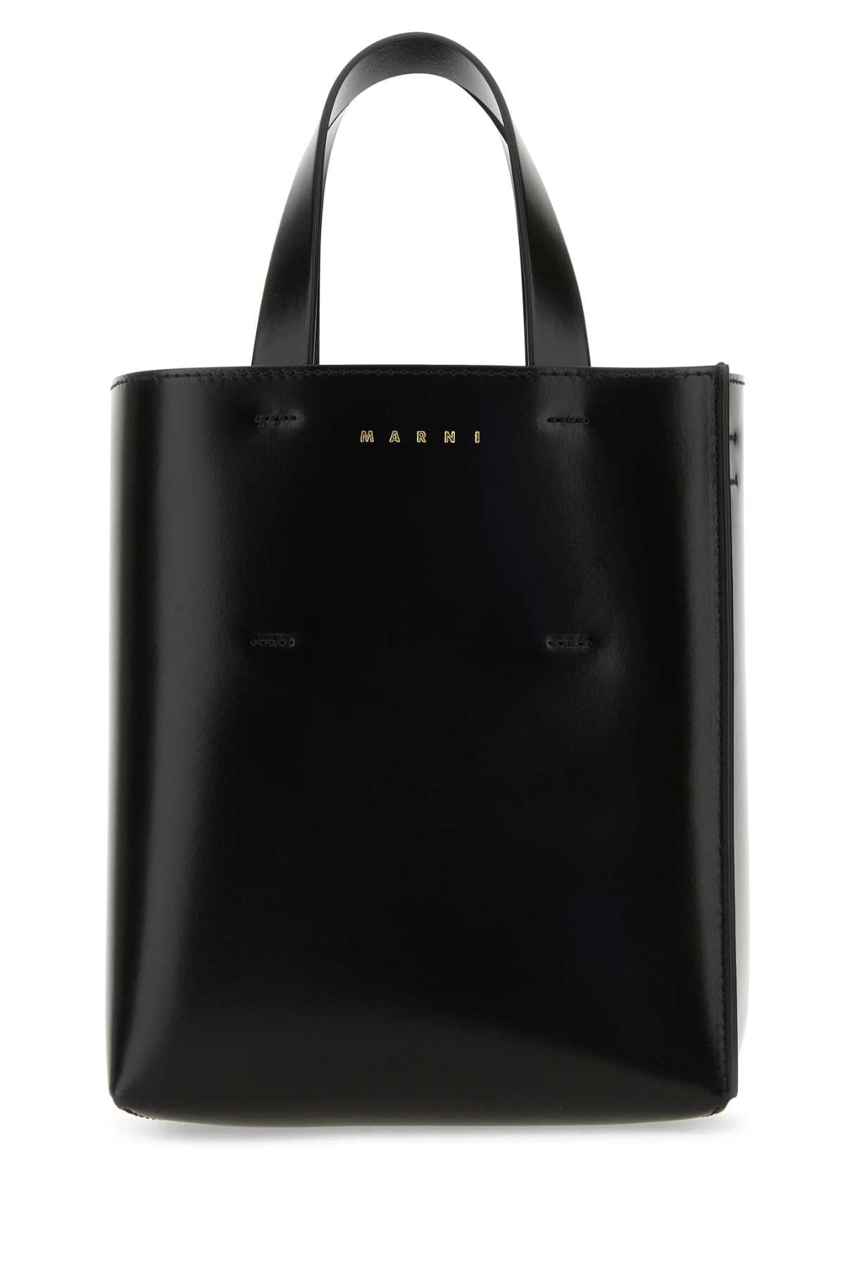 MARNI Chic Black Leather Mini Handbag