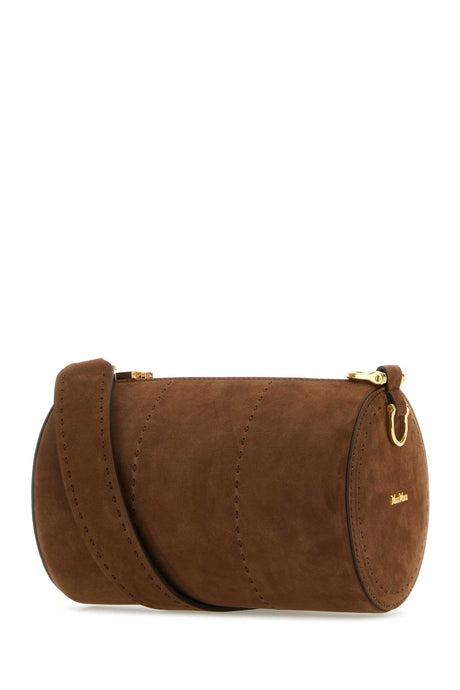 MAX MARA Mini Brown Leather Crossbody Handbag