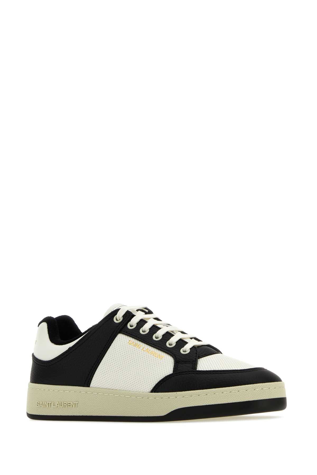 SAINT LAURENT Two-tone Leather SL/61 Sneaker for Men