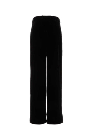 SAINT LAURENT Luxurious Velvet Pants for Men - Timeless Elegance