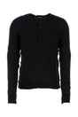 DOLCE & GABBANA Black Wool Blend Sweater for Men - Stylish & Versatile