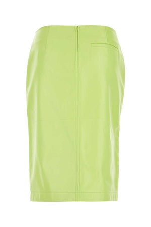 BOTTEGA VENETA Fluorescent Shearling Mini Skirt