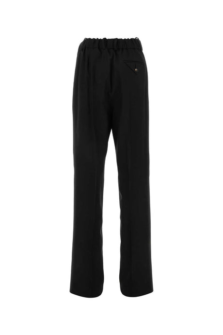 BOTTEGA VENETA Chic Black Wool Pants for Women