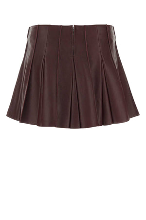 BOTTEGA VENETA Chic Leather Mini Skirt for Women