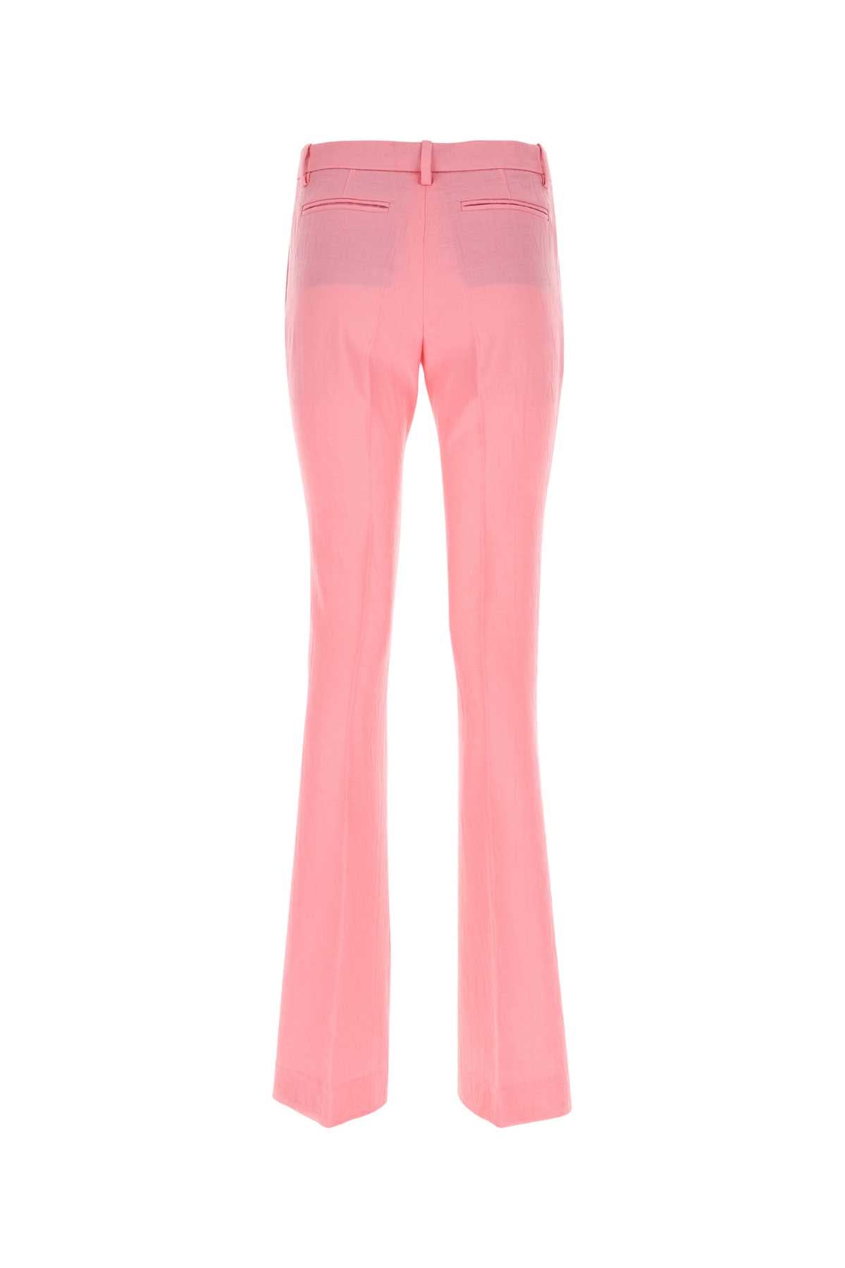 VERSACE Chic Pink Wool Pants