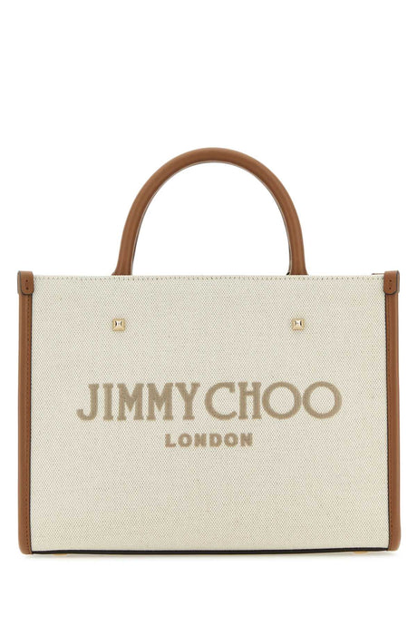 JIMMY CHOO Mini Canvas Avenue S Handbag