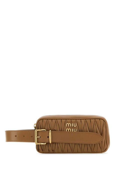 MIU MIU Mini Biscuit Leather Clutch