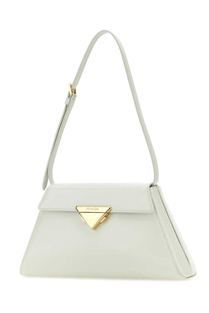 PRADA Mini White Leather Shoulder Handbag