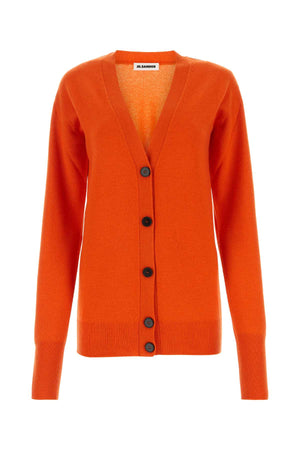 JIL SANDER Classic Knit Wool Cardigan for Women